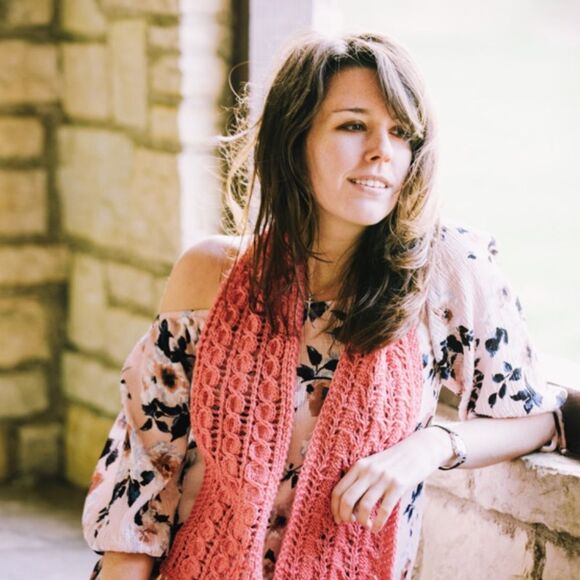 JOE BOXER Coral Pink Chunky Cable Knit Cold Weather Scarf - Picture 10 of 10